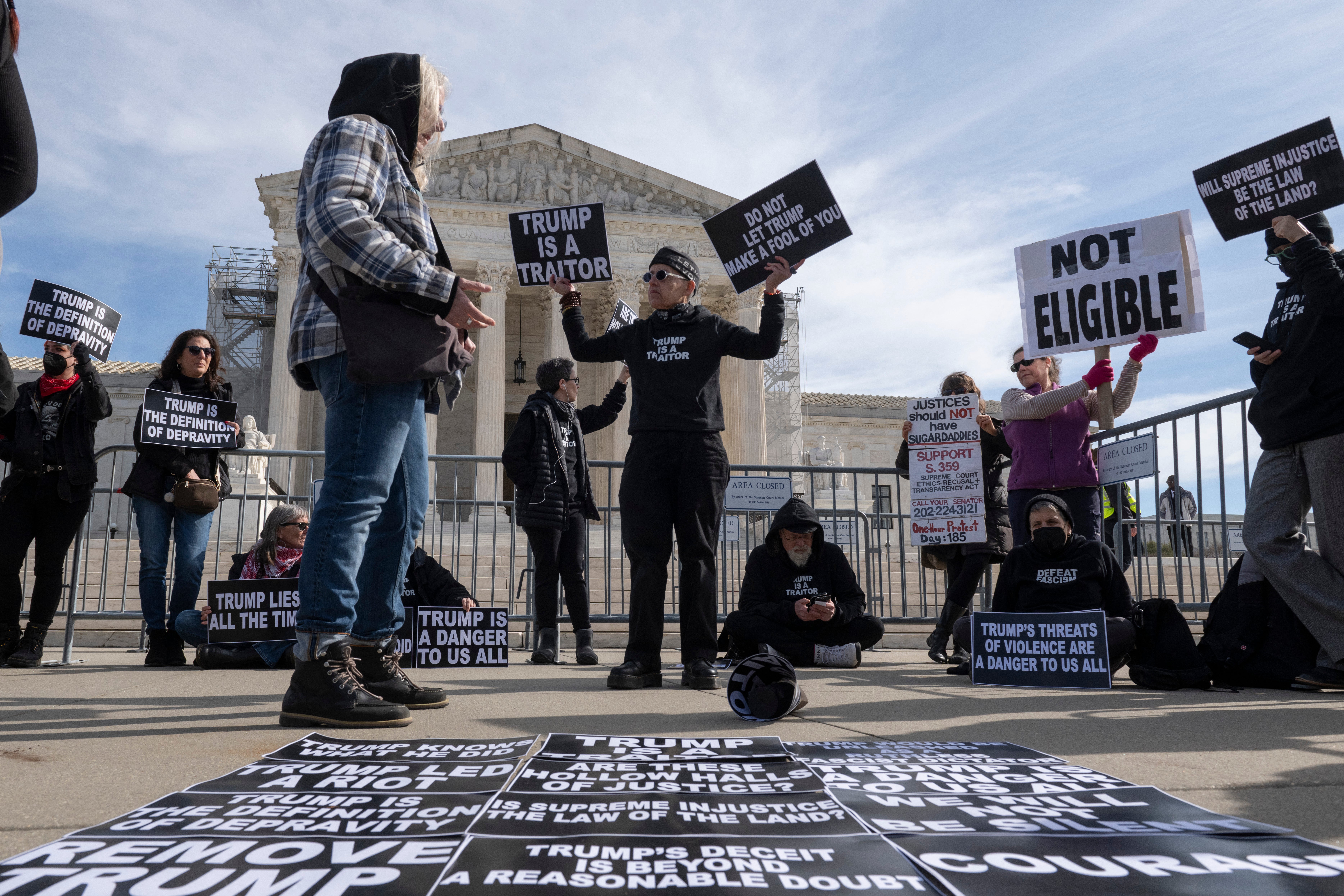 The justices ignored the question of whether then-President Trump ‘engaged in insurrection’