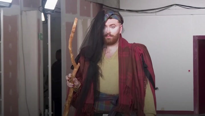 <p>Sam Smith walks catwalk at Paris Fashion Week debut. </p>