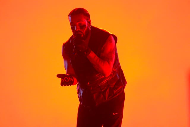 <p>Drake performs at Lollapalooza Chile 2023</p>