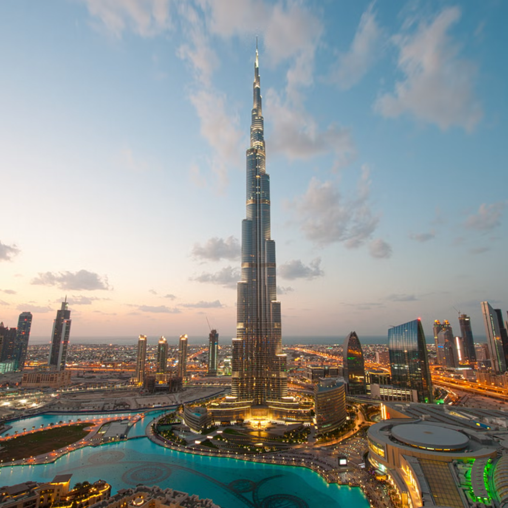 The Burj Khalifa is one of Dubai's best known landmarks