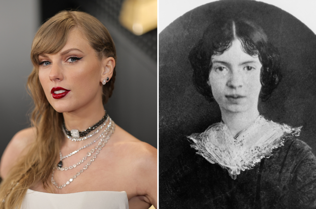 <p>Taylor Swift and Emily Dickinson are sixth cousins, three times removed </p>