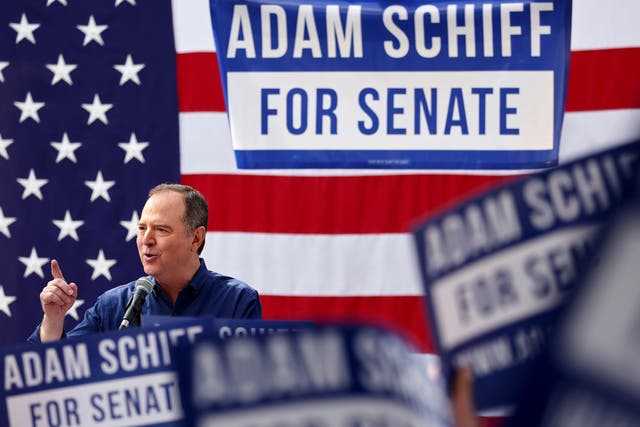 <p>Adam Schiff is leading in polls for the California Senate primary</p>