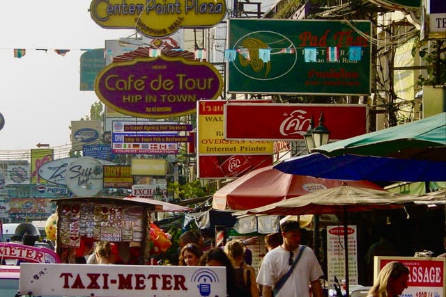 <p>Back online: Khao San Road in Bangkok, to which British Airways will return in October 2024</p>