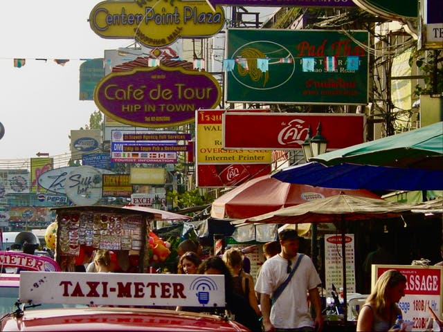 <p>Back online: Khao San Road in Bangkok, to which British Airways will return in October 2024</p>