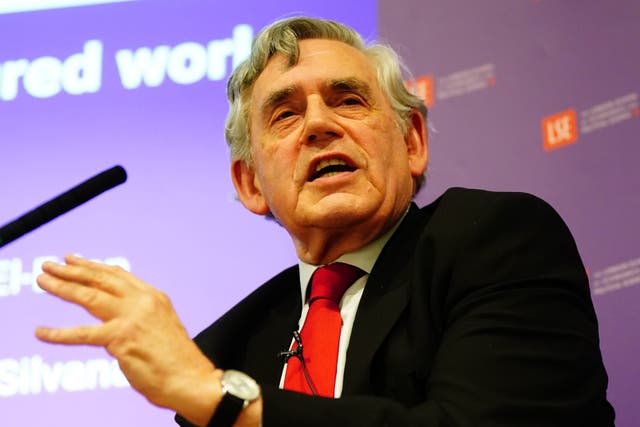 <p>Former Labour prime minister Gordon Brown</p>