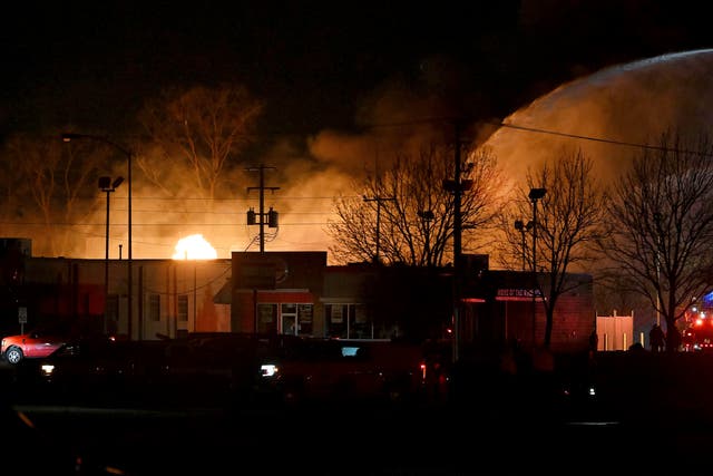 Industrial Fire Detroit