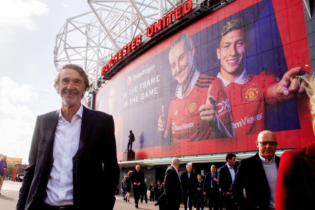 <p>Sir Jim Ratcliffe is continuing to clear out senior figures at Old Trafford </p>