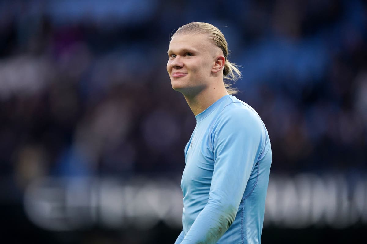Erling Haaland &lsquo;really happy&rsquo; but refuses to rule out move from Manchester City