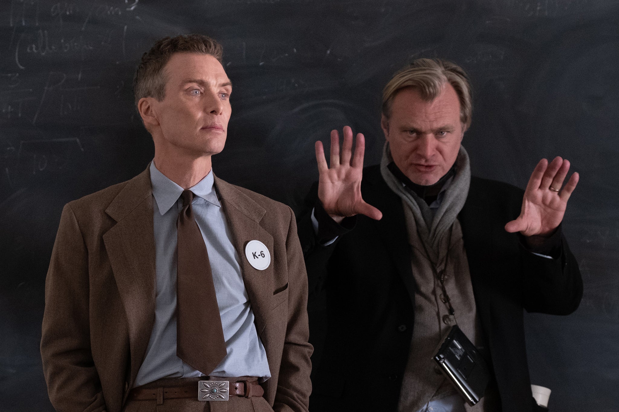 Bombs away: Cillian Murphy and Christopher Nolan on the ‘Oppenheimer’ set