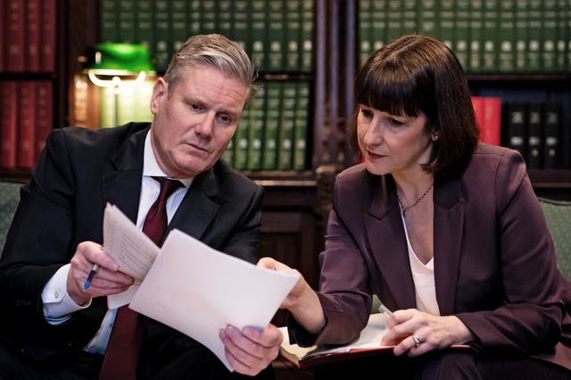 <p>Keir Starmer and his shadow chancellor, Rachel Reeves, will have to find new revenue streams to fund their election pledges </p>