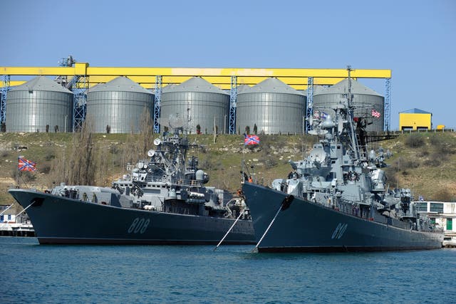 Russia Black Sea Fleet Under Attack