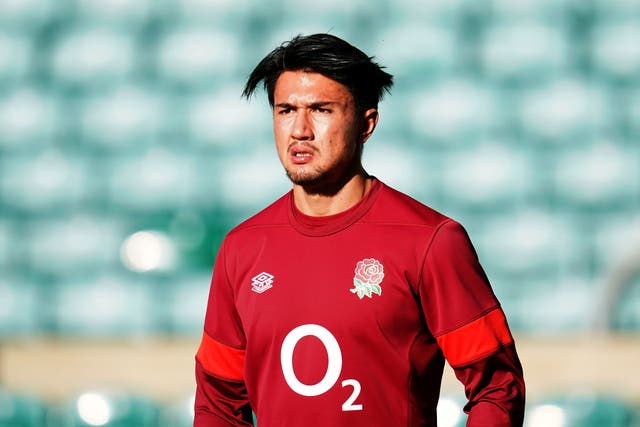 <p>Marcus Smith is back in training for England </p>