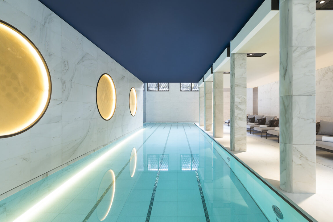 The spa’s 17m pool