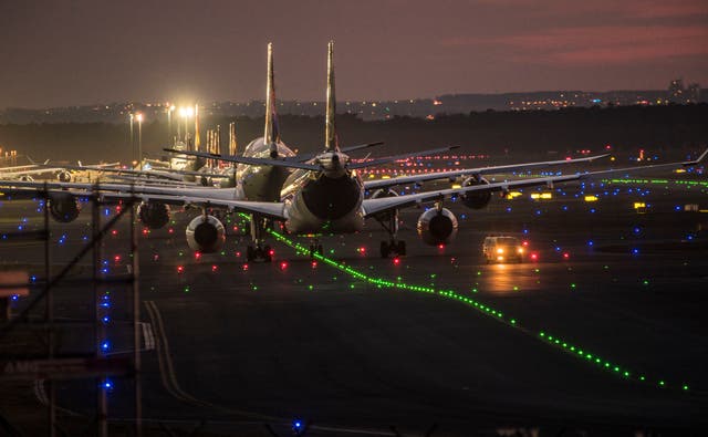 <p>More than 100 flights at Frankfurt Airport have been cancelled</p>