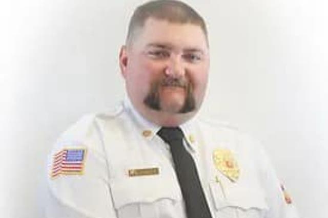 <p>Fire Chief Zeb Smith, 40, who has been tirelessly combatting the wildfires, died in an unrelated incident on Tuesday </p>