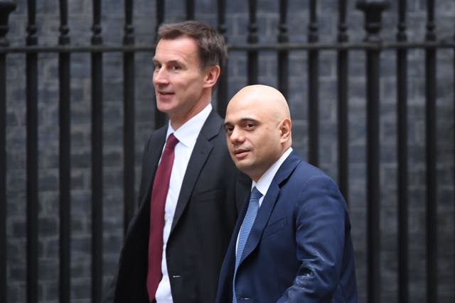 Chancellor Jeremy Hunt confirmed funding for a memorial to Muslim soldiers after a request from party colleague Sir Sajid Javid (Stefan Rousseau/PA)