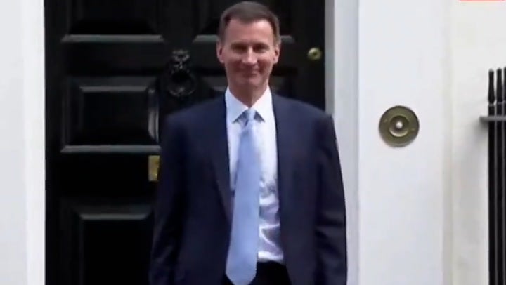 <p>Jeremy Hunt gets locked out of Downing Street on crunch Budget day.</p>