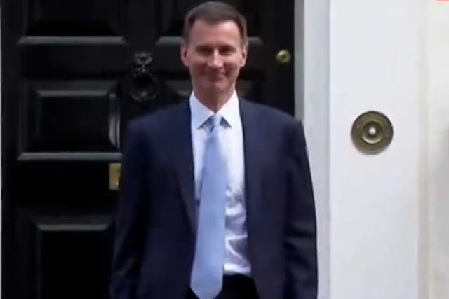 <p>Jeremy Hunt gets locked out of Downing Street on crunch Budget day.</p>