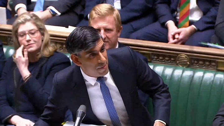<p>MPs laugh as Rishi Sunak asked what part of his economic legacy he is most proud of.</p>