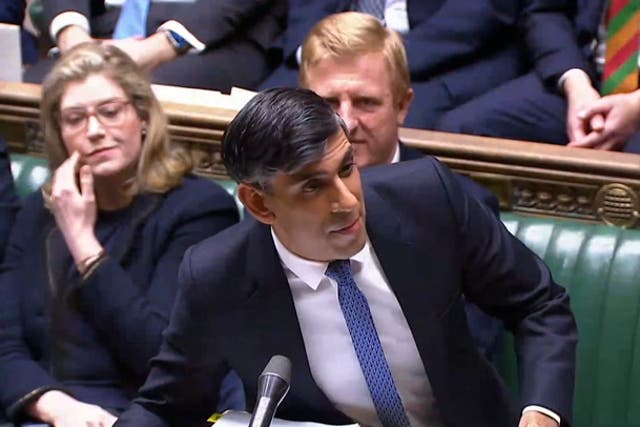 <p>MPs laugh as Rishi Sunak asked what part of his economic legacy he is most proud of.</p>