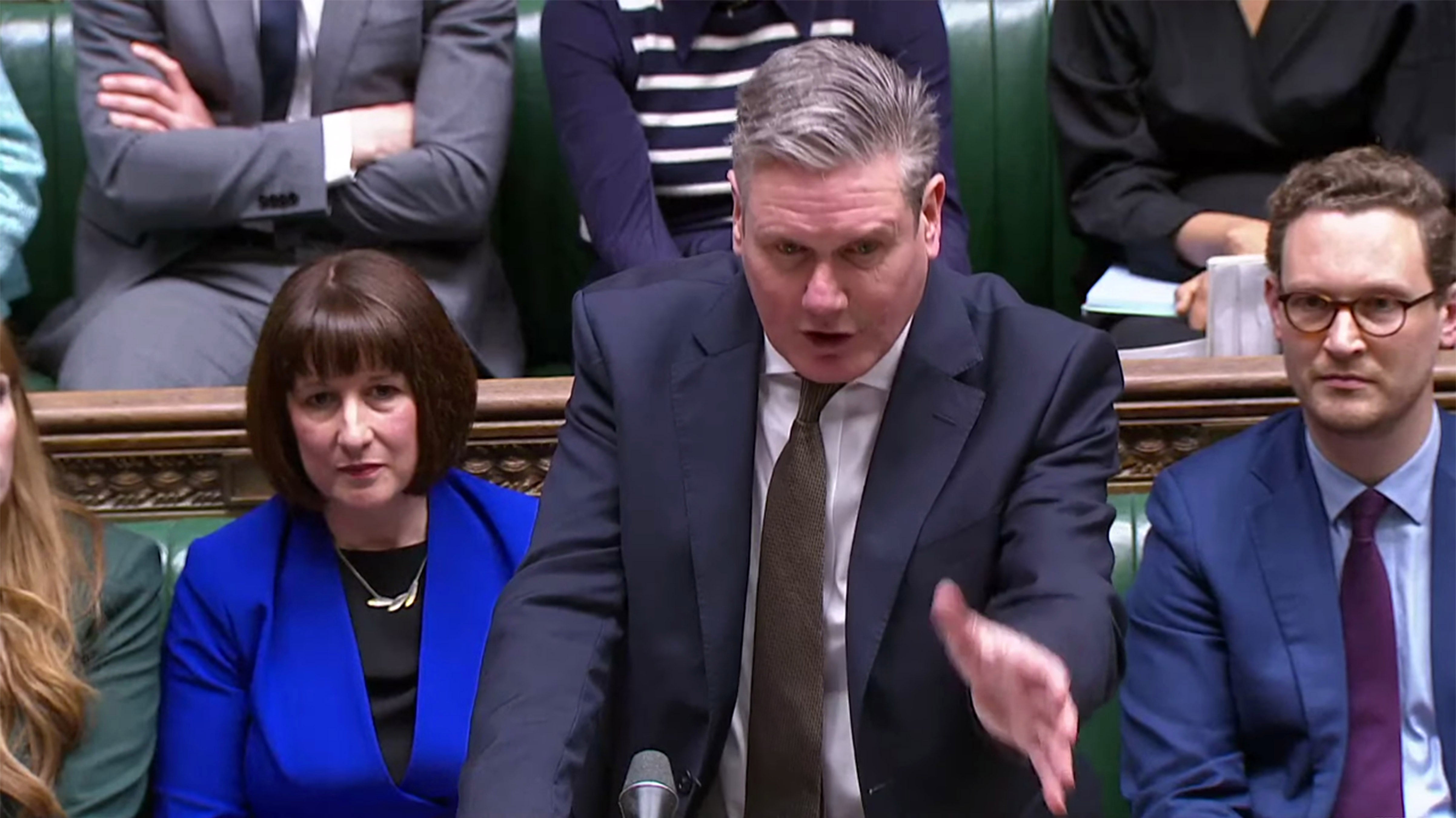 Labour leader Sir Keir Starmer responds to the Budget announcement