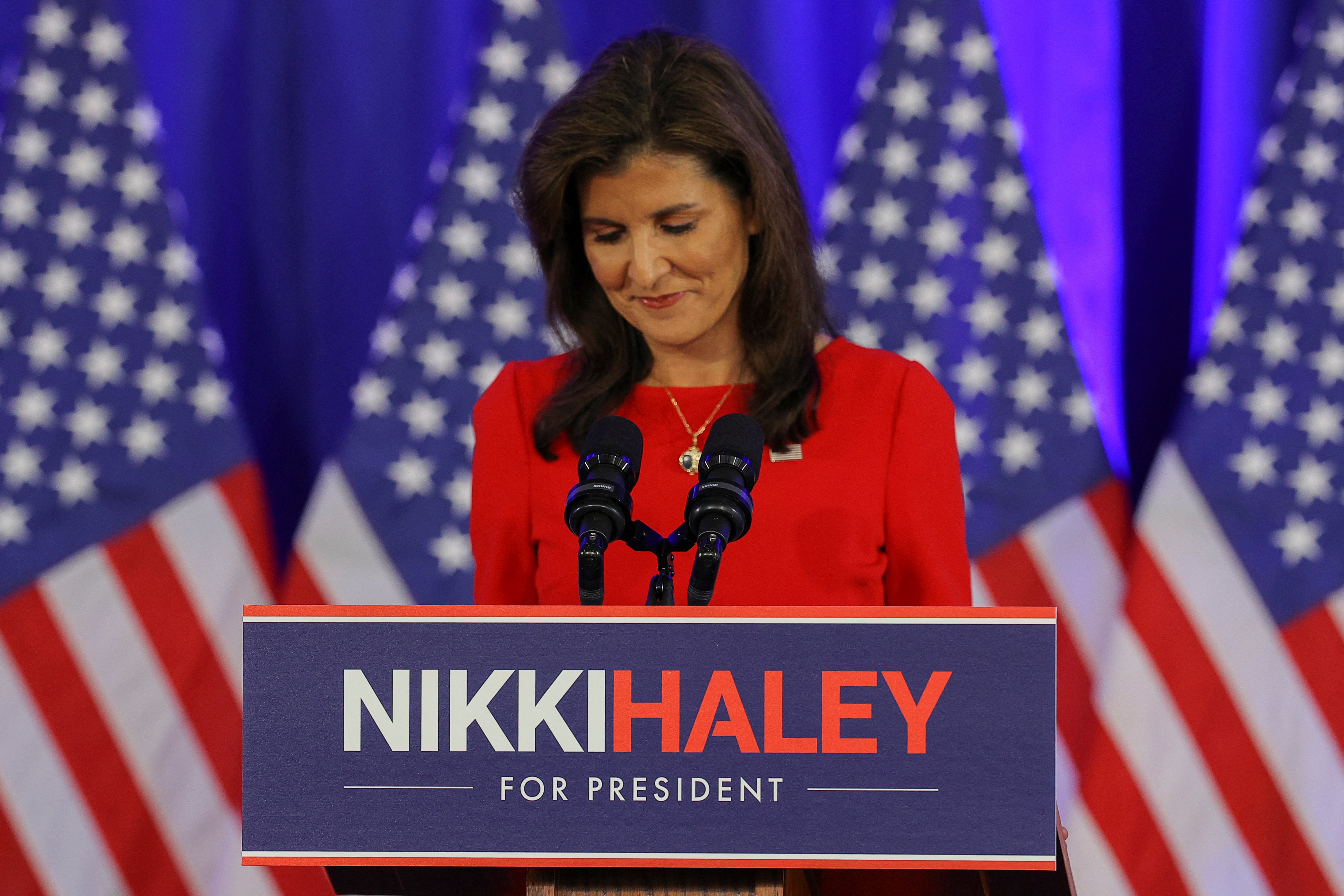 <p>Nikki Haley suspends campaign after disappointing Super Tuesday </p>