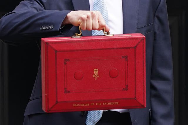 Chancellor of the Exchequer Jeremy Hunt’s red box (James Manning/PA)
