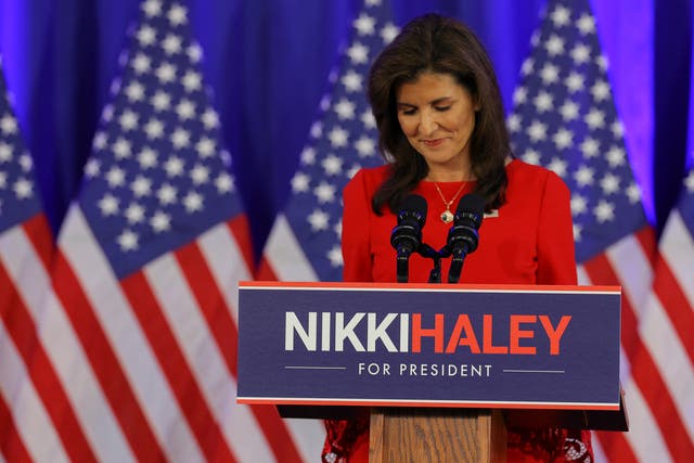 <p>Nikki Haley announces she is quitting presidential campaign </p>