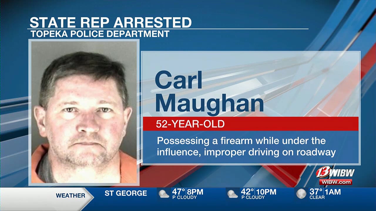 Carl Maughan was arrested by Topeka Police Department on Monday 4 March