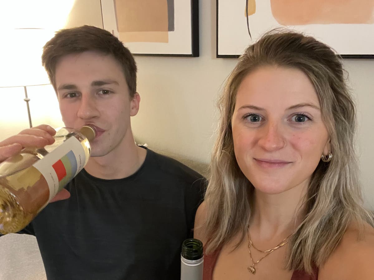 Man sparks confusion after claiming he &lsquo;invented&rsquo; drinking wine with his girlfriend