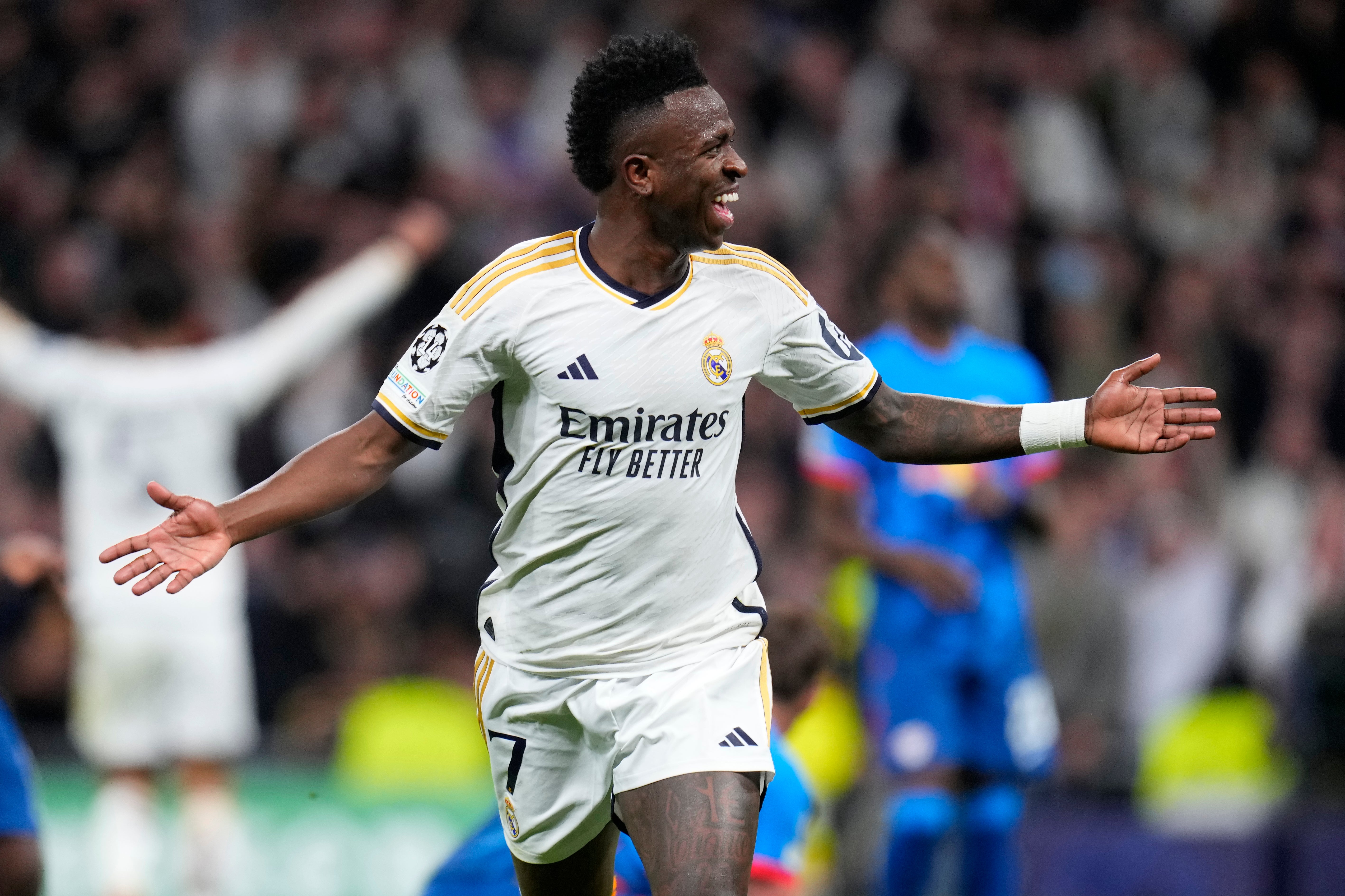 Vinicius Jr was Real Madrid’s marksman in the last 16