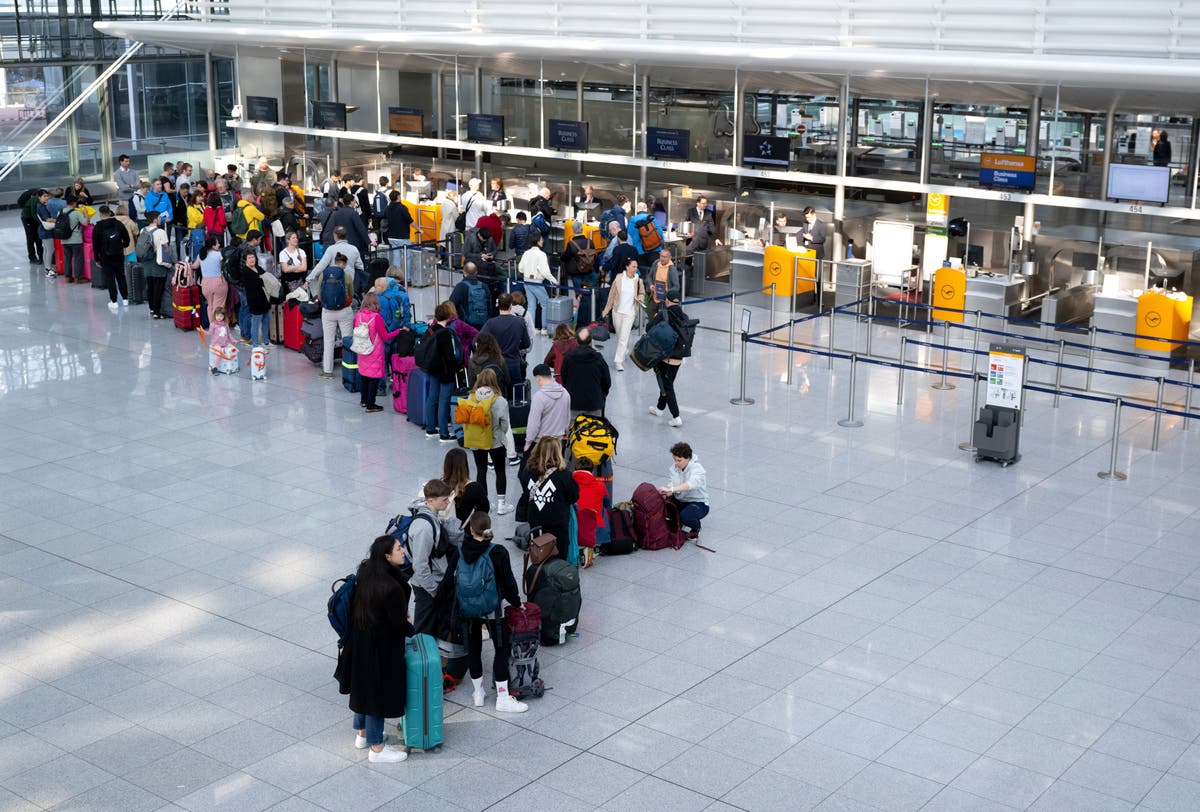 Millions of train, air passengers are affected in Germany as union members go on strike again