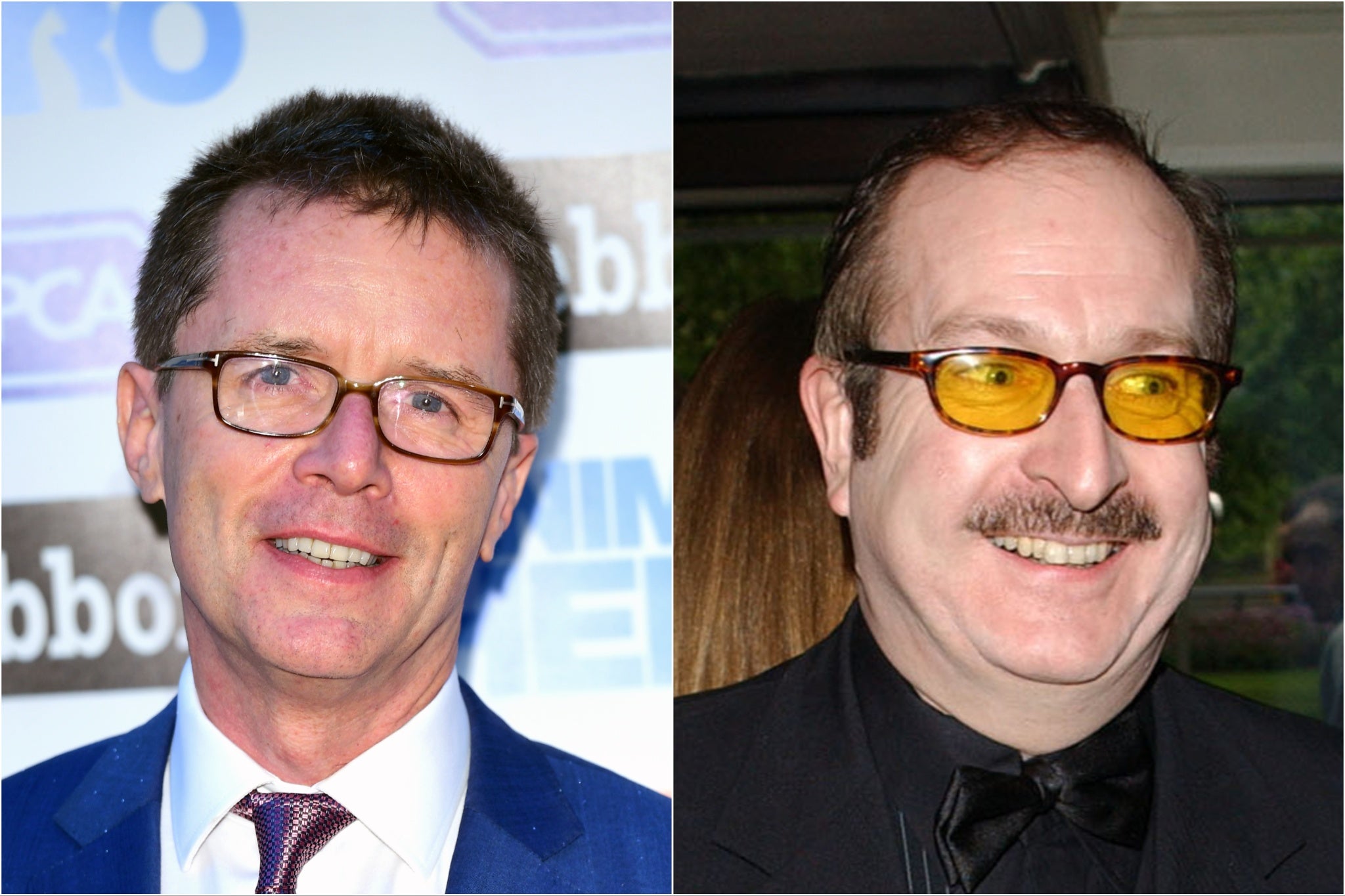 BBC Radio presenters Nicky Campbell and the late Steve Wright