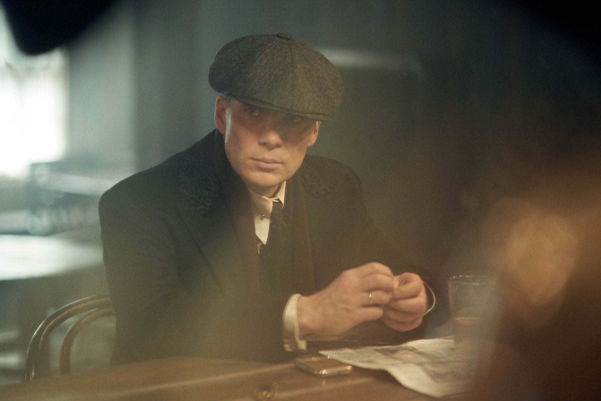 Villain with a heart of gold: Murphy as Tommy Shelby in ‘Peaky Blinders’