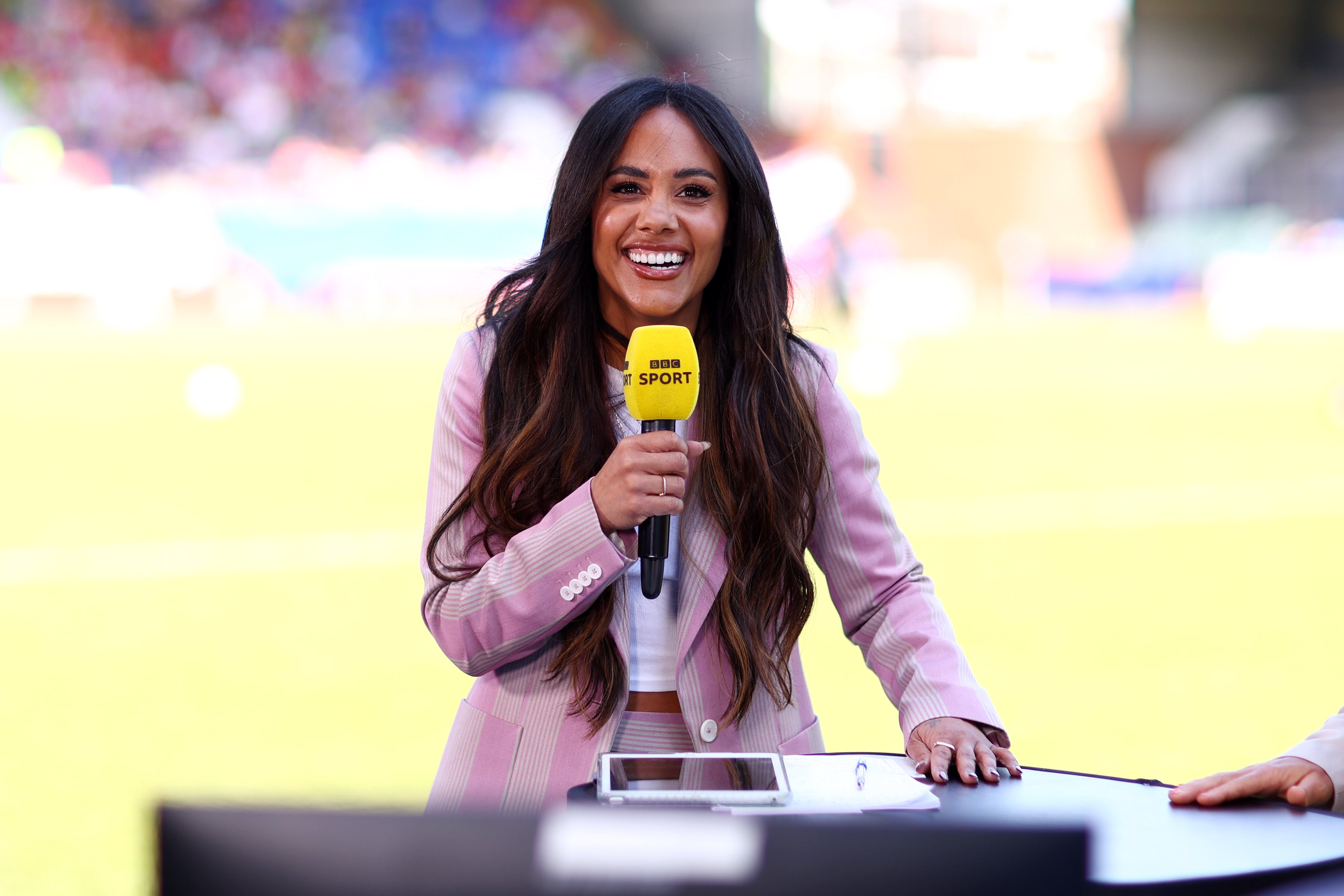 After a successful career for the Lionesses, Alex Scott hosts of one of the BBC’s flagship sports shows, Football Focus, she also fronts daytime quiz The Tournament