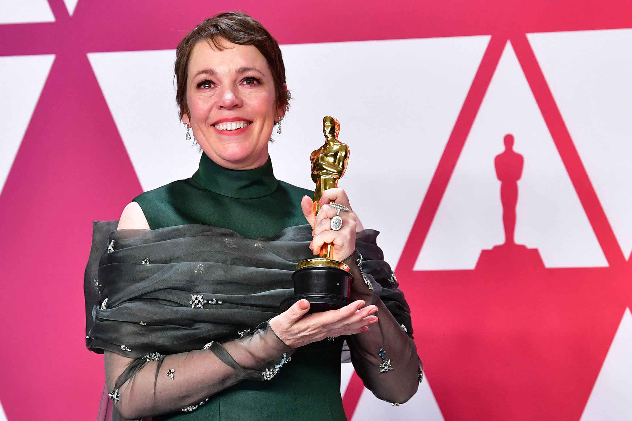 Oscar favourite: Colman with her Best Actress Academy Award in 2019