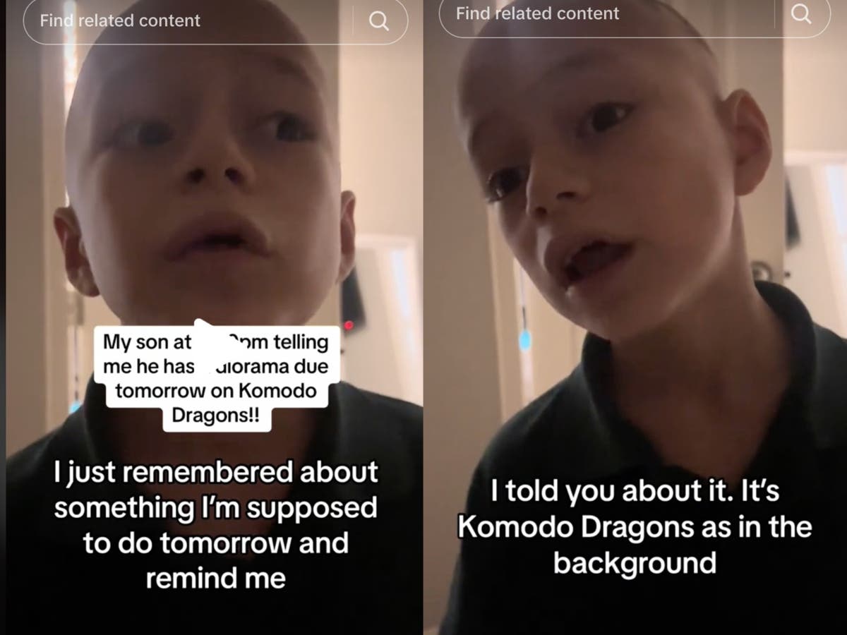 Mother praised for her reaction after son admits his school project is due in 24 hours Mother praised for her reaction after son admits his school project is due in 24 hours