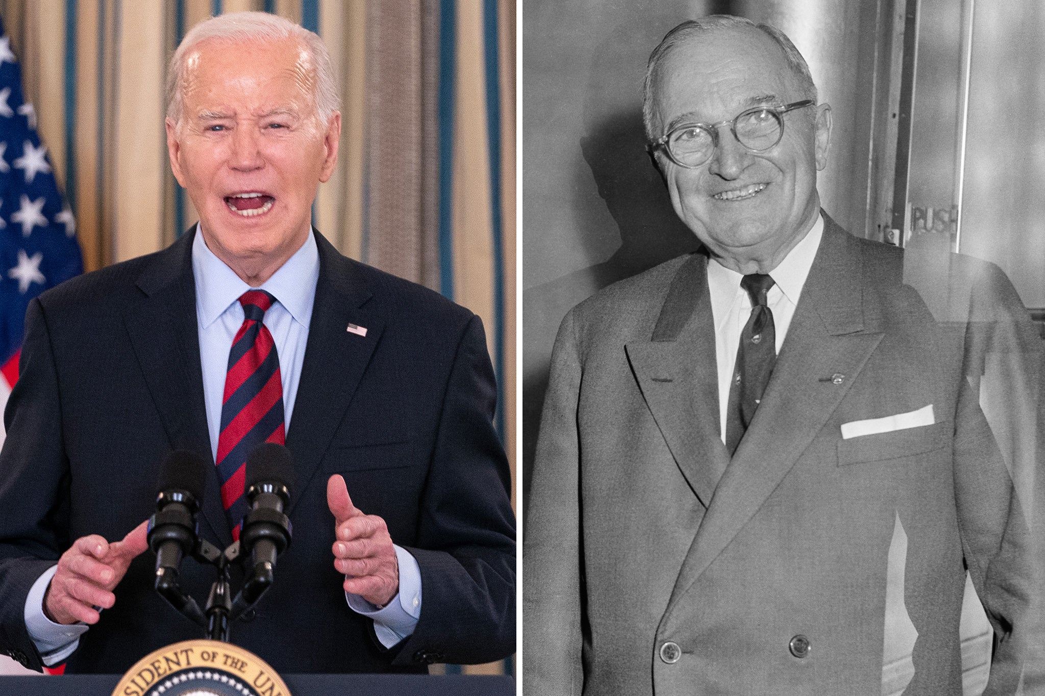 President Joe Biden finds himself in the same position in 2024 that Harry Truman did in 1948.