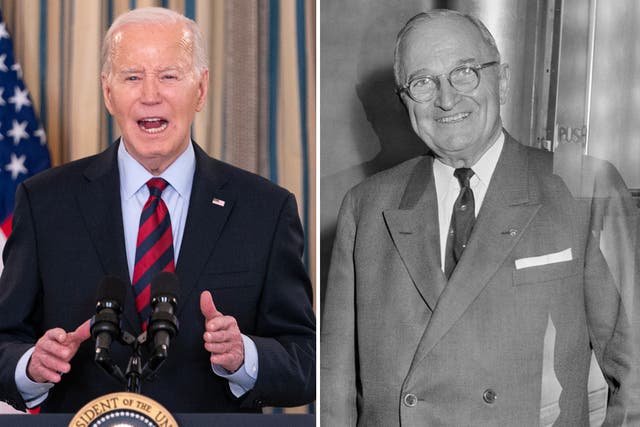 <p>President Joe Biden finds himself in the same position in 2024 that Harry Truman did in 1948. </p>