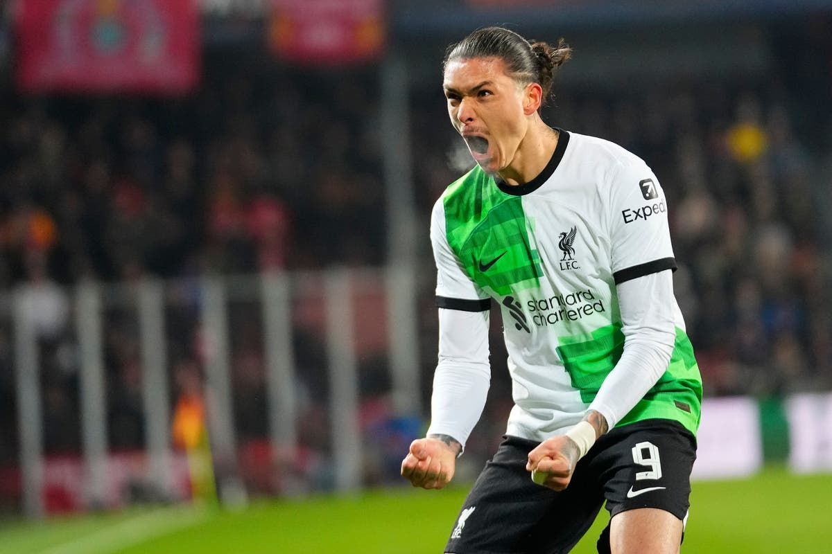 Darwin Nunez fires landmark goals as Liverpool take control of Sparta Prague tie