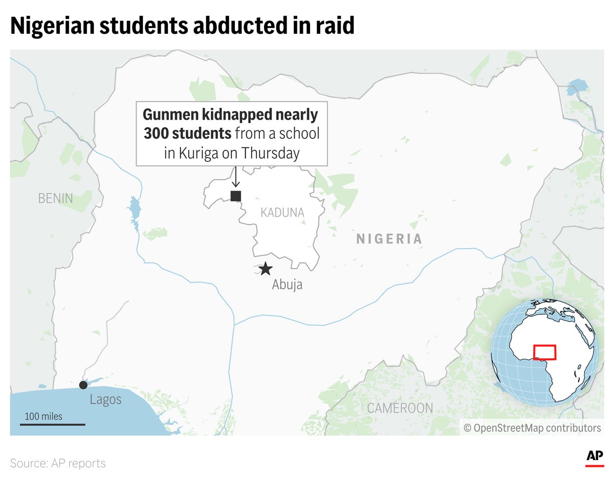 Gunmen abduct 287 students in the latest school attack in Nigeria’s northwest, headteacher says