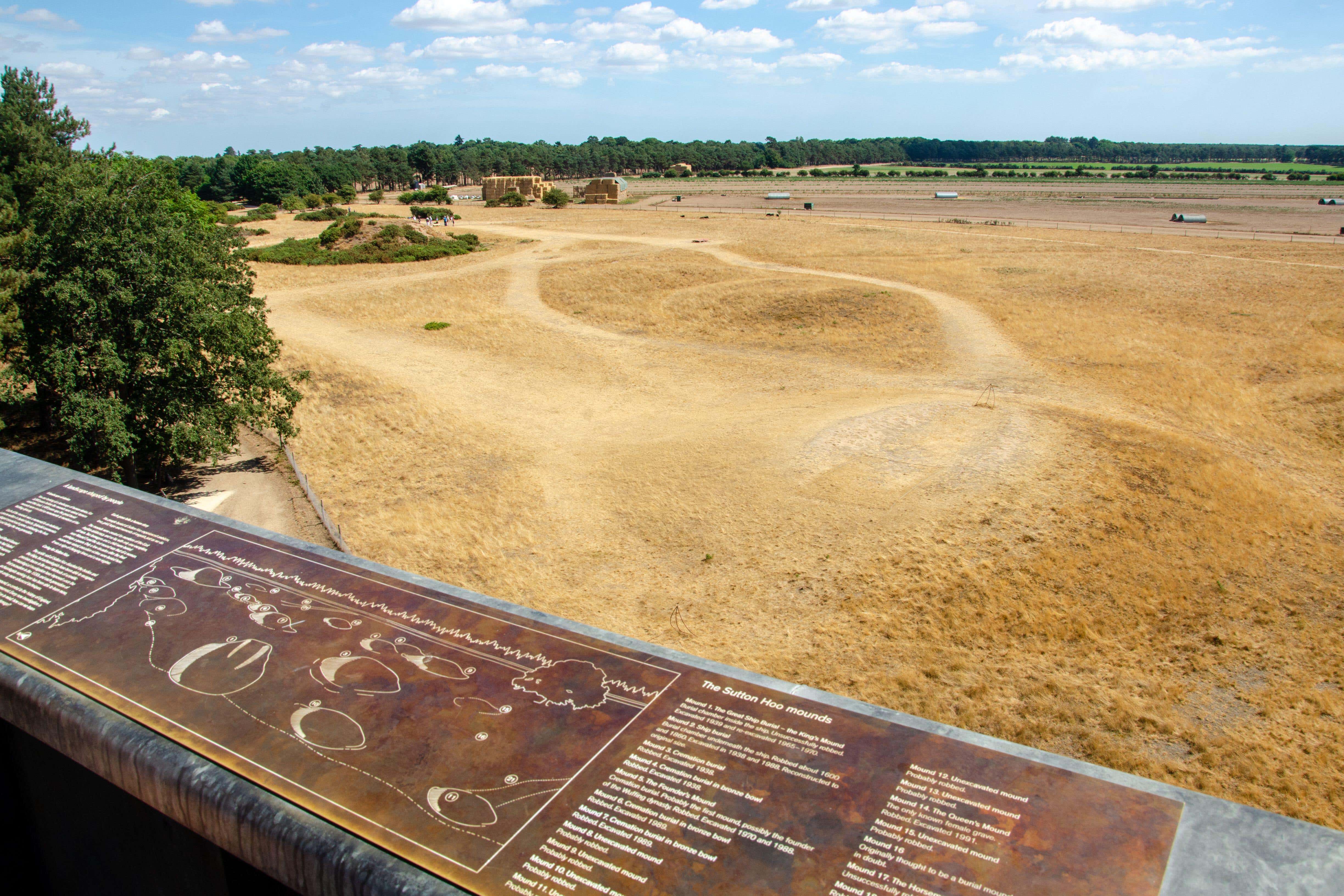The Royal Burial Ground at Sutton Hoo (Alamy/PA)