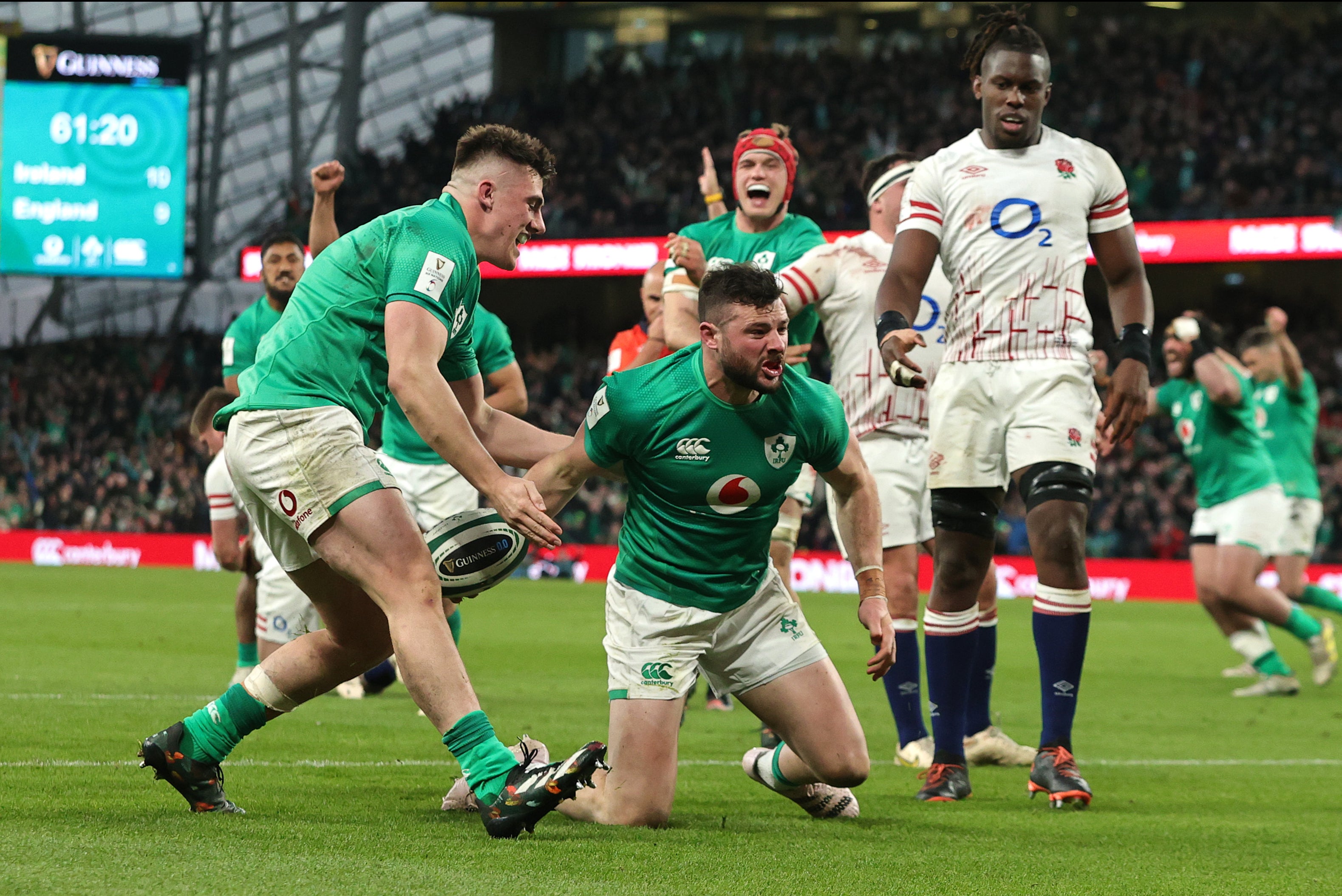 Ireland are seeking to become the first men’s team to win back-to-back Six Nations grand slams