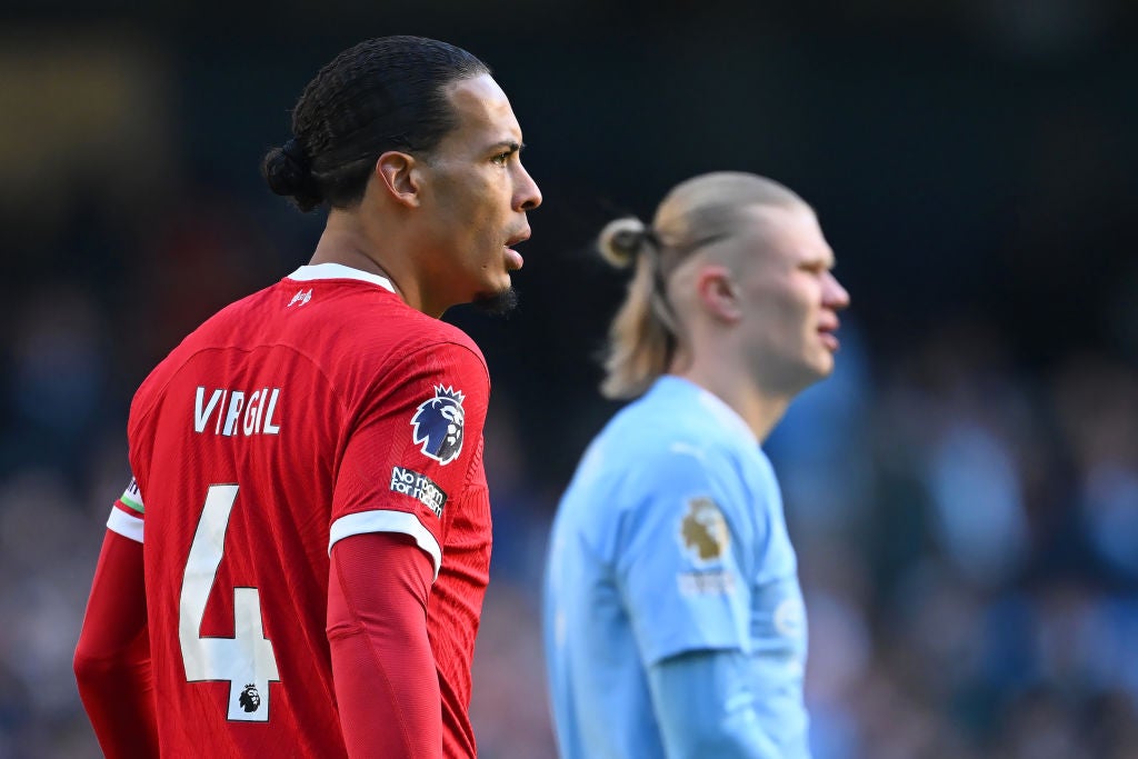 Virgil van Dijk will be tasked with stopping goal machine Erling Haaland