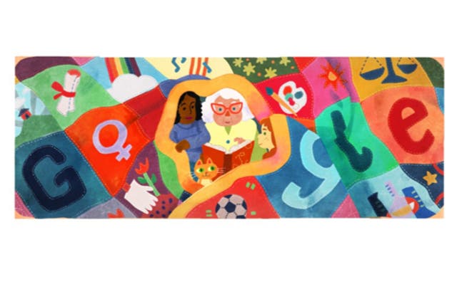 <p>8 March’s Google Doodle was created by artist Sophie Diao </p>