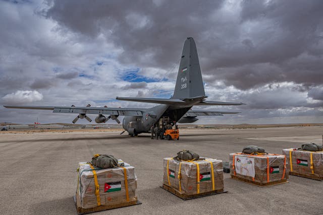 On board a Jordanian aid drop flight over north Gaza: ‘The last resort ...