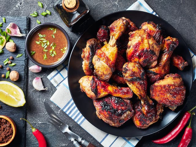 <p>Jerk chicken is Jamaica’s second national dish </p>