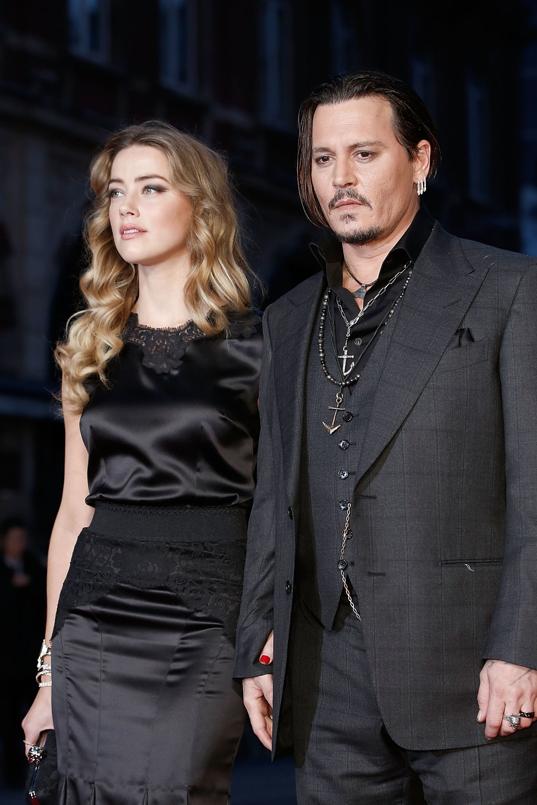 Heard and Depp at a 2015 film premiere, years before their contentious court battles