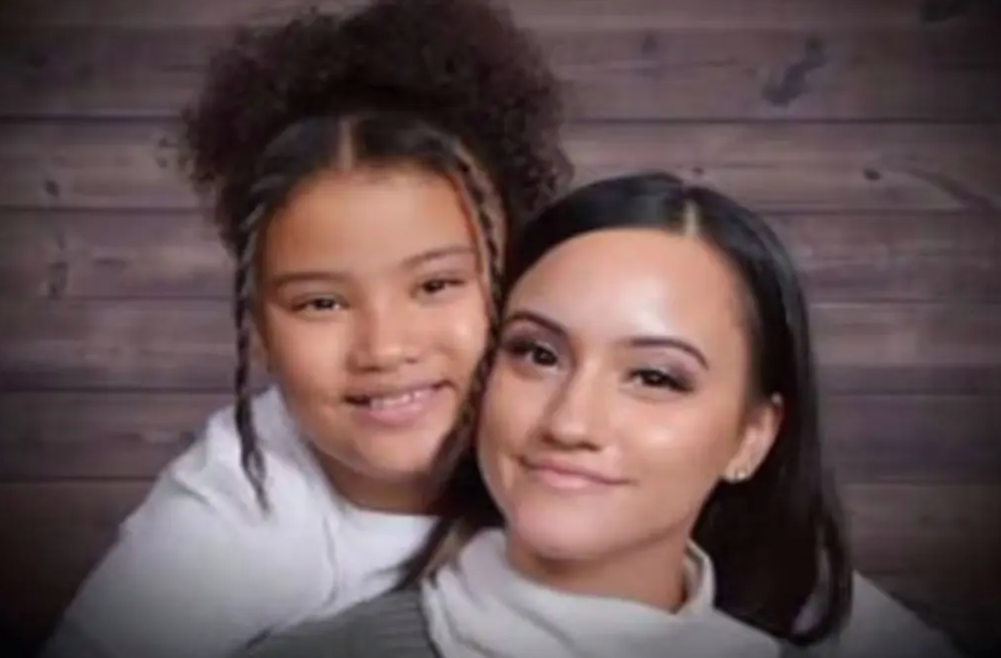 Chasity Nunez and her daughter Zella