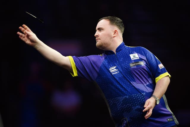 Luke Littler came out on top on his European Tour debut (Zac Goodwin/PA)